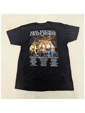 2012 Neil Young & Crazy Horse parking lot t-shirt